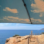 Parasoll Moln UPF 50+ 180 cm