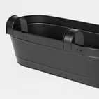 Balkonglåda Ella 55cm Svart