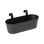 Balkonglåda Ella 55cm Svart