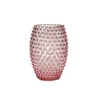 Vas Donna kristall 21 cm rosa
