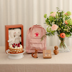 Presentbox Olivia Kanin Vit