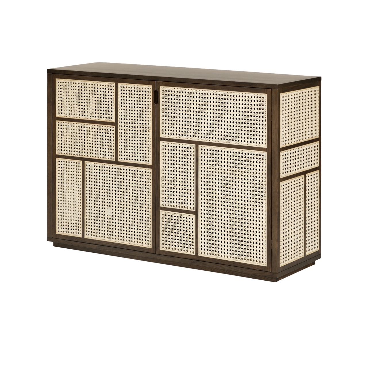 Sideboard Air, Mörk Ek, Cane