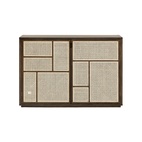 Sideboard Air, Mörk Ek, Cane