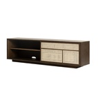 Sidobord låg Air, Mörk Ek, Cane