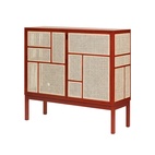 Sideboard Air med ben, Röd