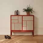 Sideboard Air med ben, Röd