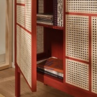 Sideboard Air med ben, Röd