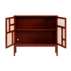 Sideboard Air med ben, Röd