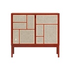 Sideboard Air med ben, Röd