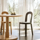 Olivia stol Mörk Ek