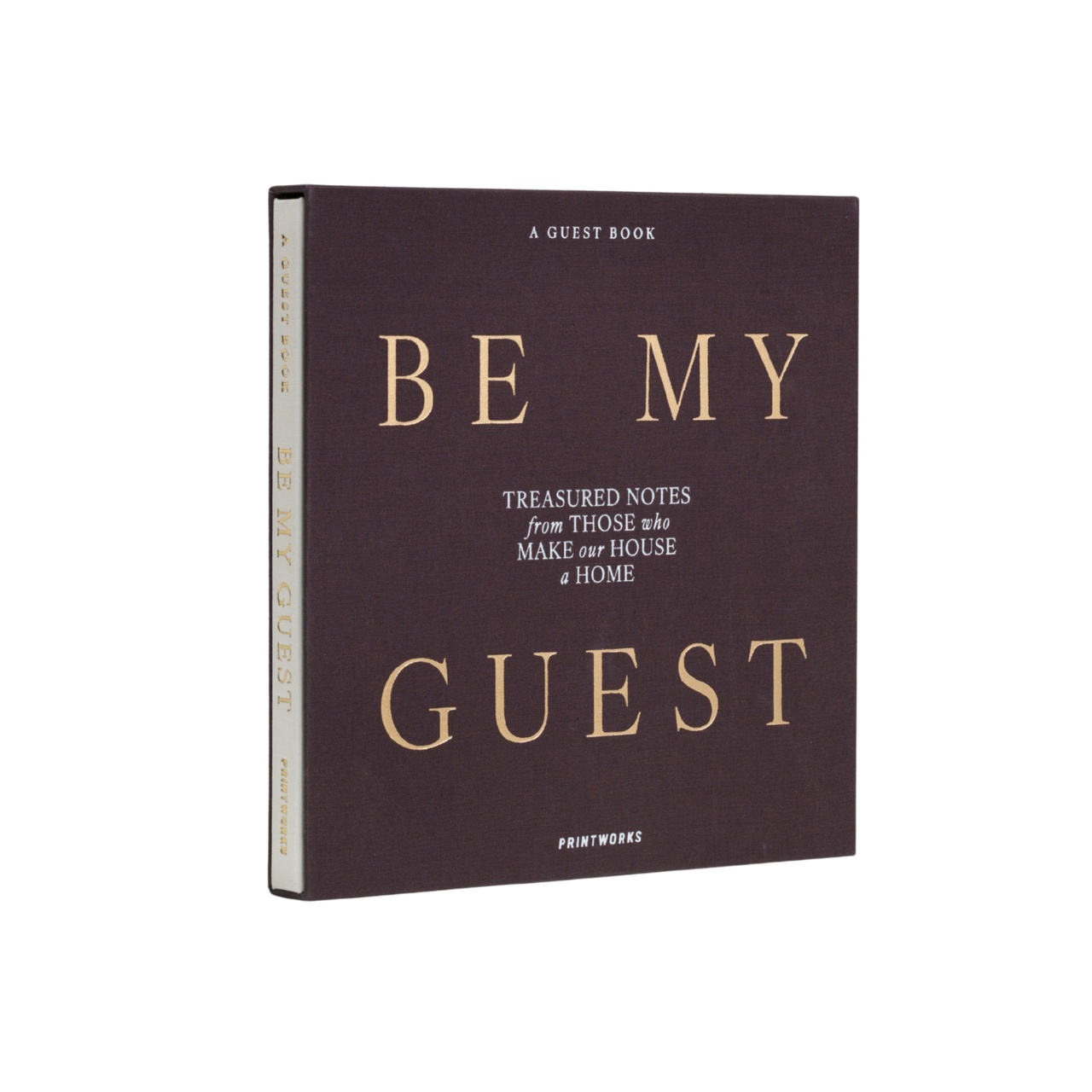 Gästbok Vit/Antracit