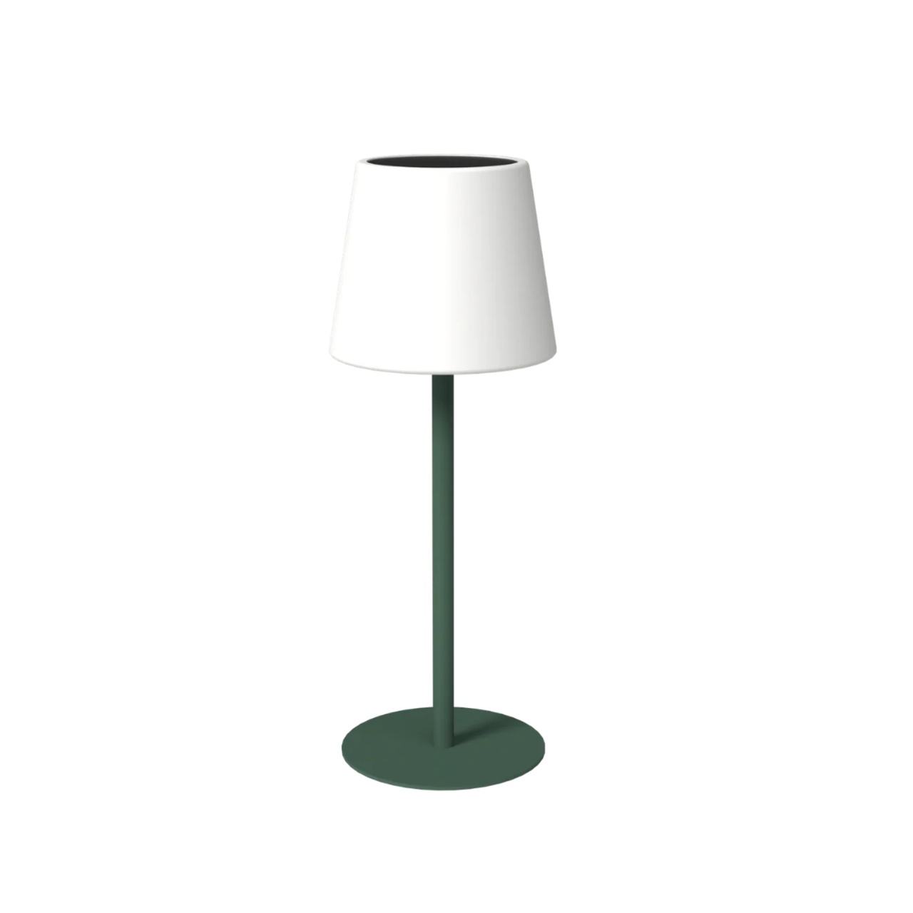 Bordslampa Arc Solcell USB Nordic green