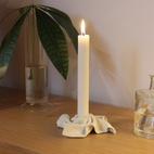 Ljusstake Le Tissu Vit