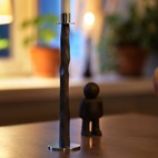 Ljusstake Eld