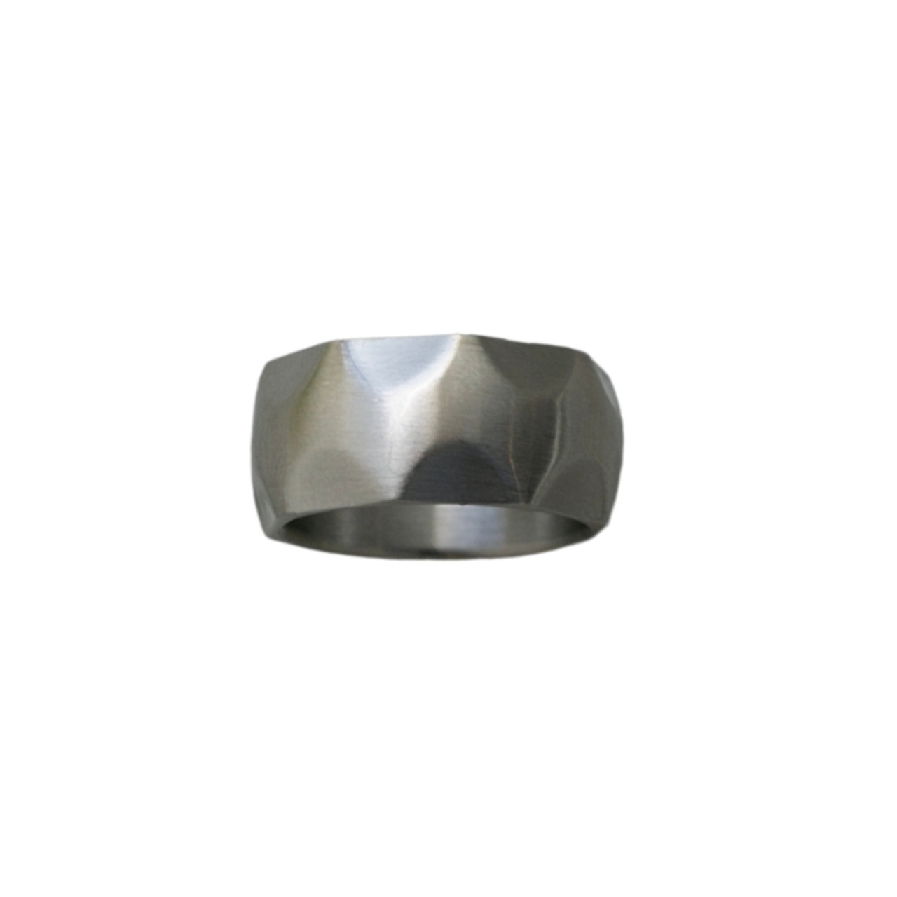 Ring Fasett matt steel