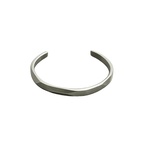Armband Fasett matt stål