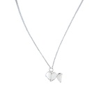 Halsband Hjärta medaljong silver