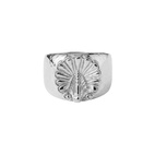 Ring Venus Shell Signet Silver