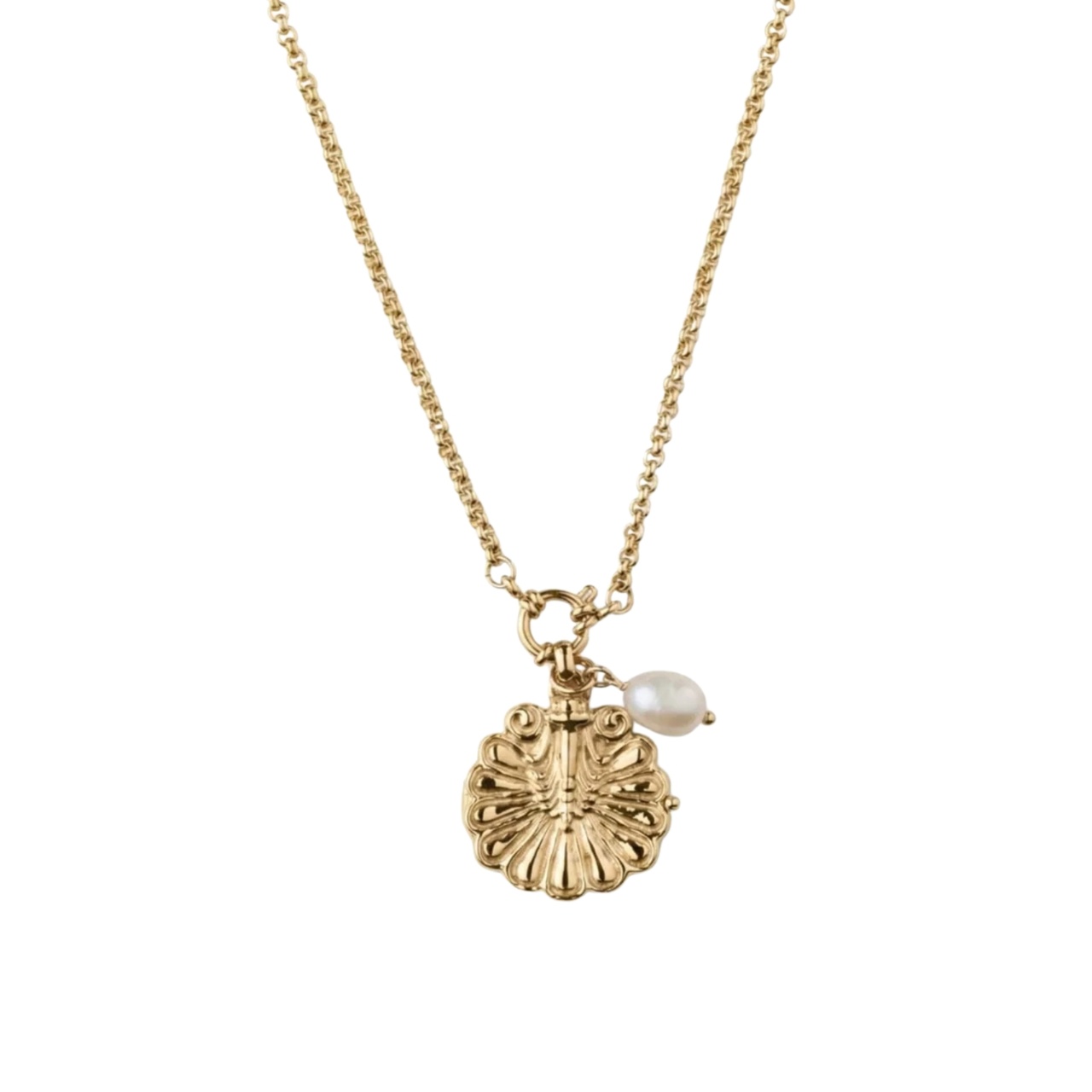 Halsband Venus Shell Locket Golden