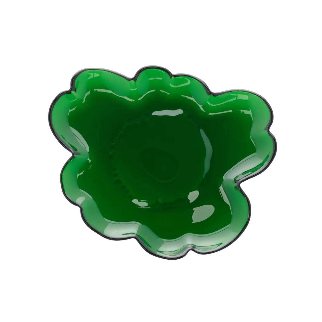 Glasfat UNIKKO 20 cm Mörkgrön