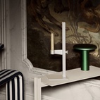 Ljusstake Museum 40x15x13cm Beige
