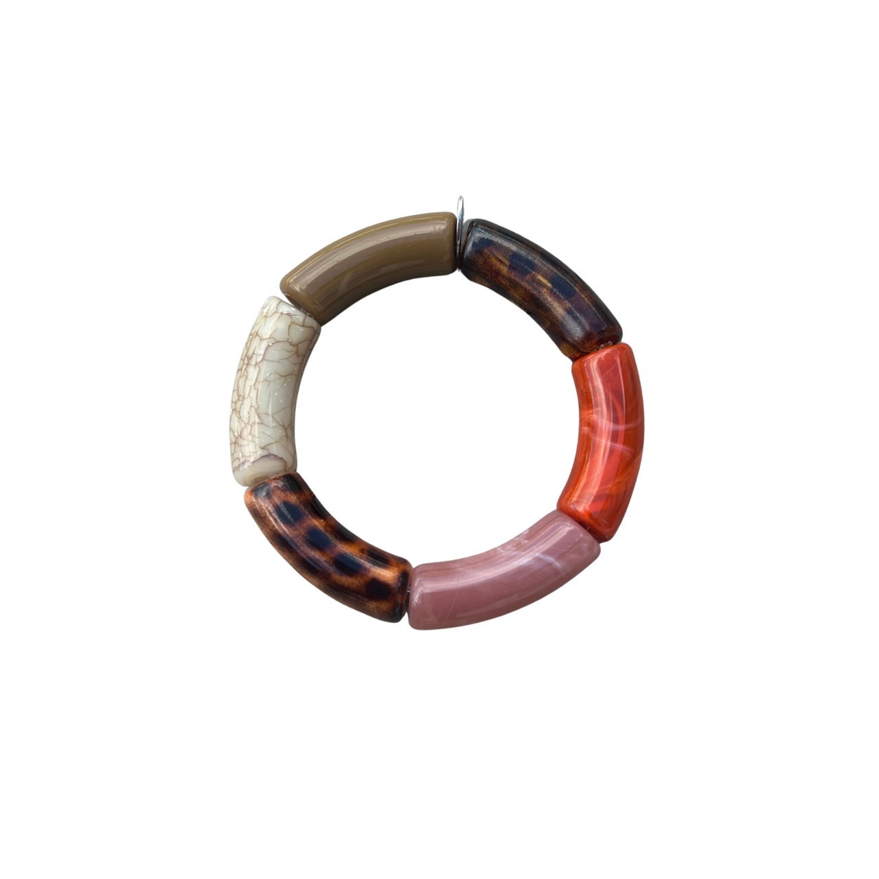 Armband Ark Fanny naturfärger 15,5 cm