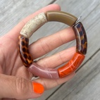 Armband Ark Fanny naturfärger 15,5 cm