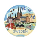 Glasunderlägg Uppsala 6-pack