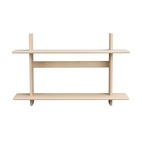 Vägghylla Westlock 75x48cm Vitpigmenterad