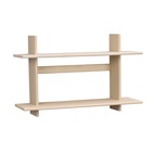 Vägghylla Westlock 75x48cm Vitpigmenterad