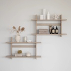 Vägghylla Westlock 75x48cm Vitpigmenterad