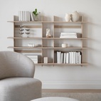 Vägghylla Westlock 75x48cm Vitpigmenterad