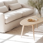 Soffbord Tompkins 150x60cm Vitpigmenterad