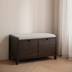 Bänk Hillmond 2 L Brun