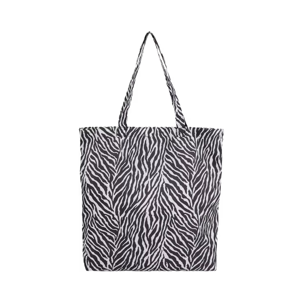 Shoppingkasse hopvikbar Mia Zebra svart/vit