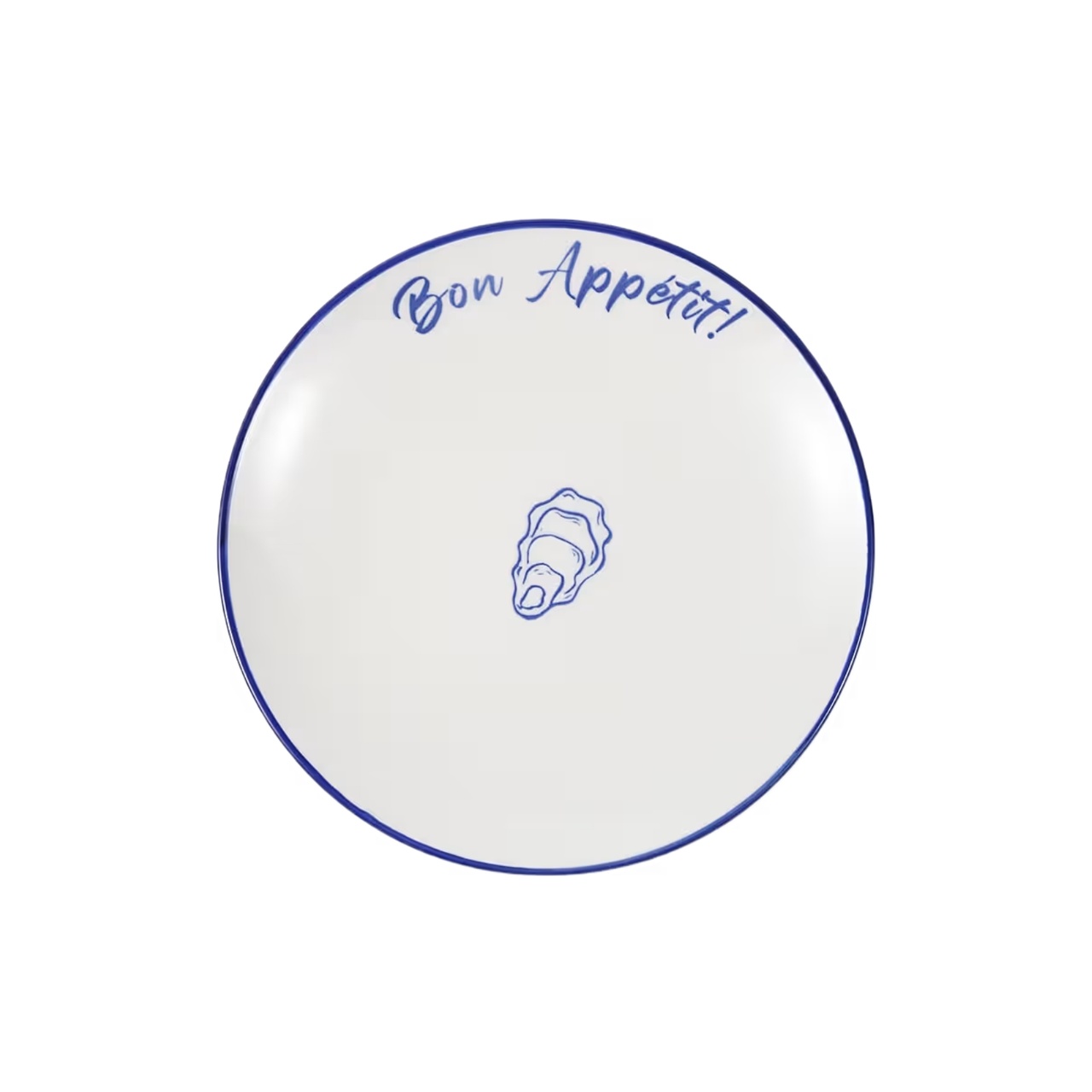 Assiette Parisa Bon appetit 19 cm vit/blå
