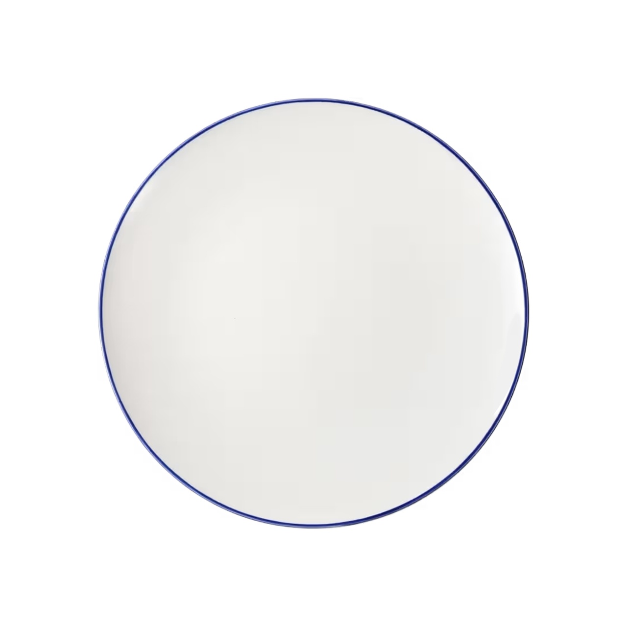 Tallrik Parisa 27 cm vit/blå