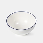 Skål Parisa 15 cm vit/blå