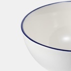 Skål Parisa 15 cm vit/blå