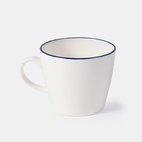 Mugg Parisa 3 dl vit/blå