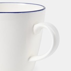 Mugg Parisa 3 dl vit/blå