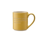 Mugg Astrid Oh yes, time flies Yellow