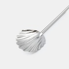 Plockskedar Shell 10 st Silver
