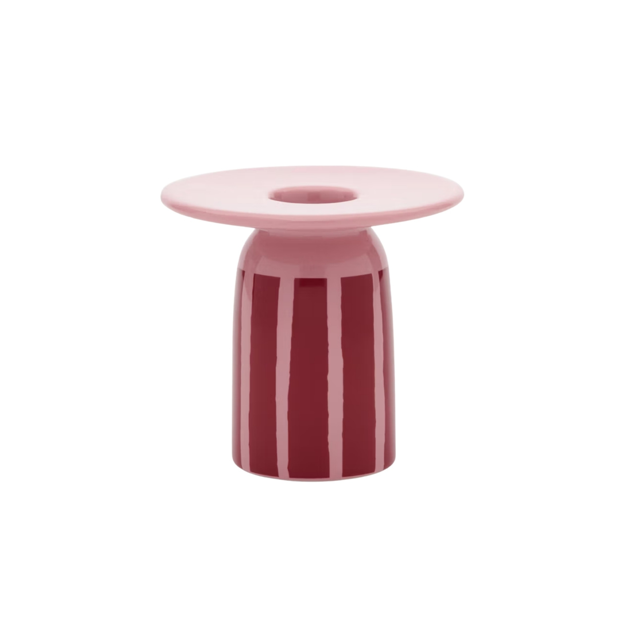 Ljusstake Piccolo 8 cm Rosa/Röd