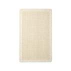 Badrumsmatta Waffle 50x80 cm Offwhite