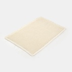 Badrumsmatta Waffle 50x80 cm Offwhite