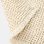 Badrumsmatta Waffle 50x80 cm Offwhite