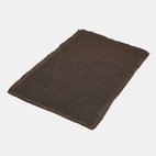 Badrumsmatta Waffle 50x80 cm Mörkbrun