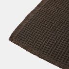 Badrumsmatta Waffle 50x80 cm Mörkbrun