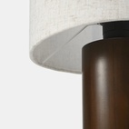 Bordslampa Bento Mörkt trä